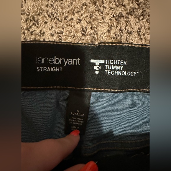 Lane Bryant Dark Blue Flare Jeans (C116) - Picture 4 of 4